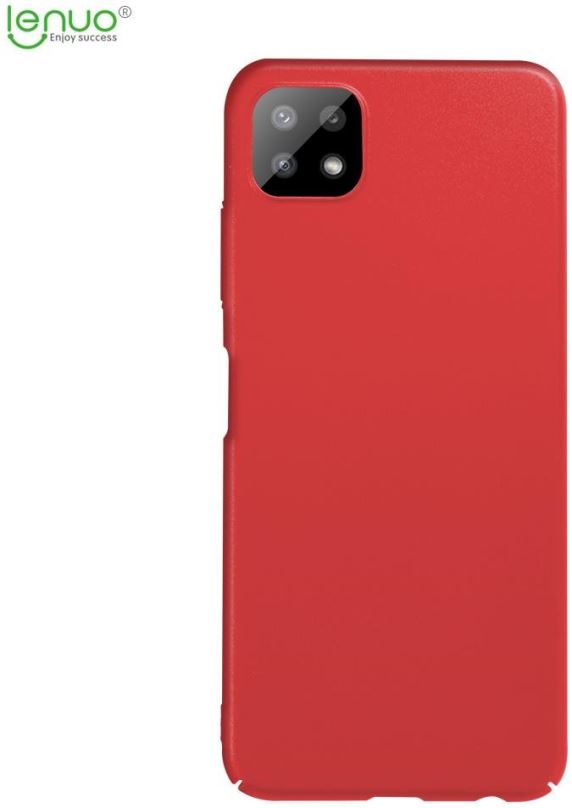 Kryt na mobil Lenuo Leshield pro Samsung Galaxy A22 5G, červený