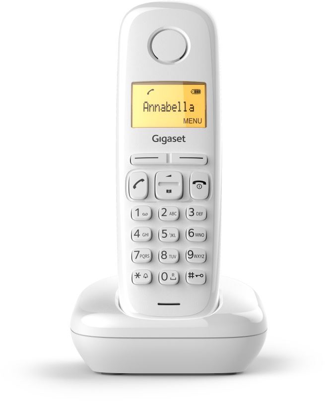 Telefon pro pevnou linku Gigaset A170 bílá