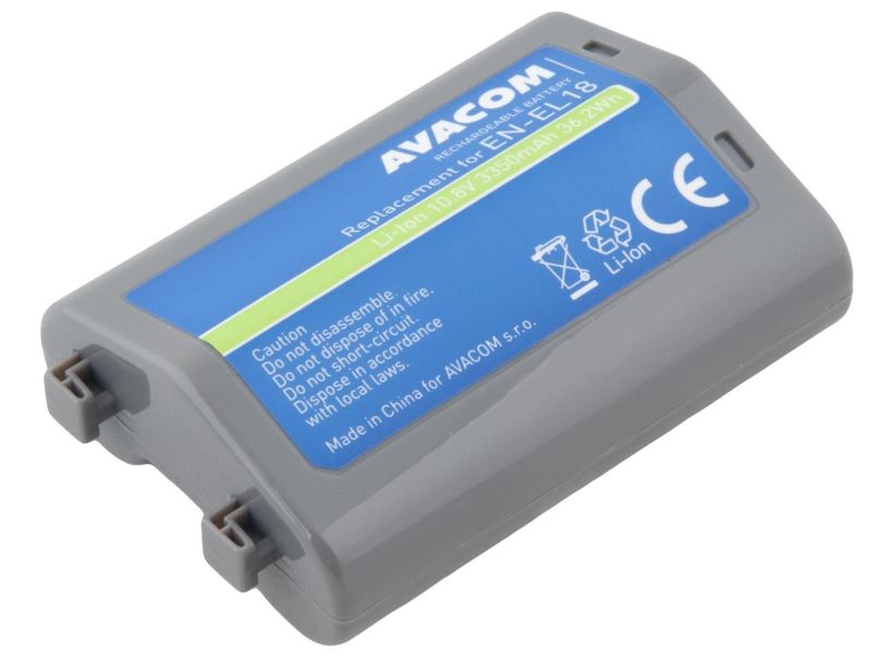 Baterie pro fotoaparát AVACOM za Nikon EN-EL18 Li-Ion 10.8V 3350mAh 36.2Wh