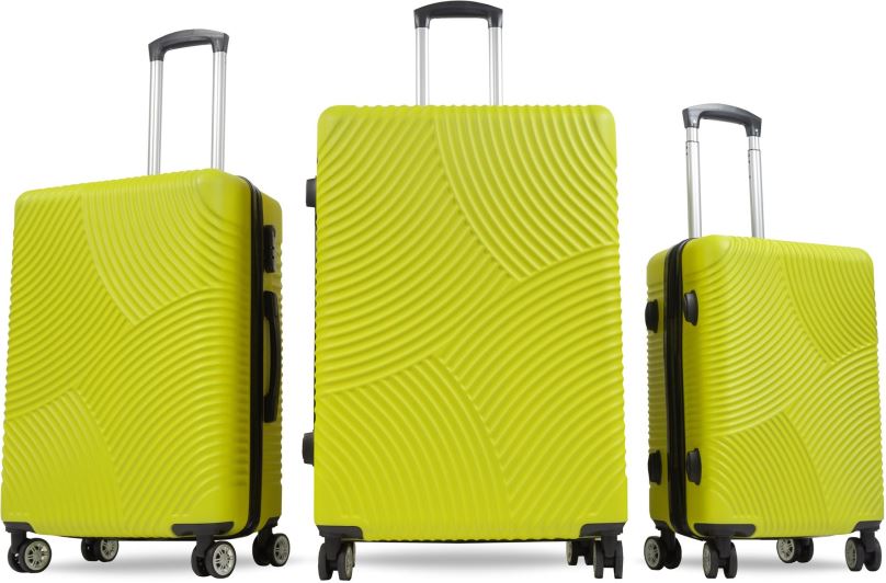 Sada kufrů Aga Travel Sada cestovních kufrů MR4654 Žlutá