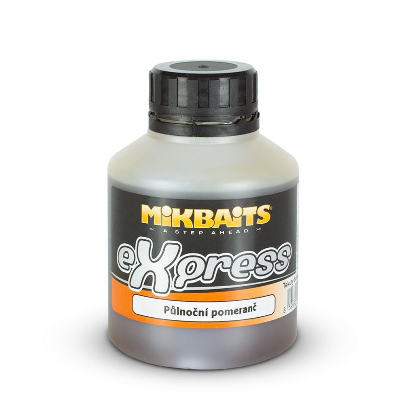 Mikbaits Booster eXpress Půlnoční pomeranč 250ml