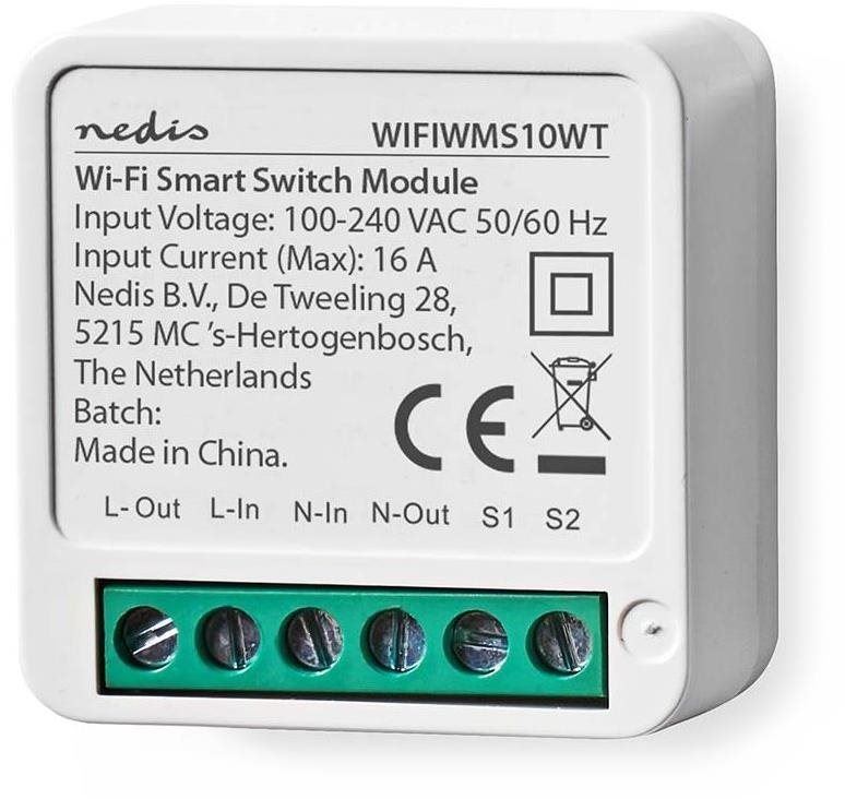 WiFi spínač NEDIS WIFIWMS10WT
