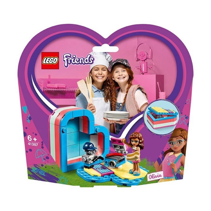 Stavebnice LEGO Friends 41387 Olivia a letní srdcová krabička
