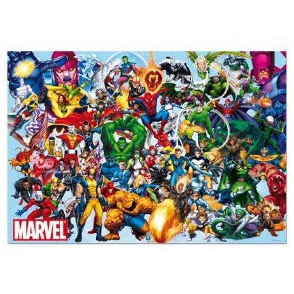 Puzzle EDUCA Puzzle Hrdinové Marvel 1000 dílků