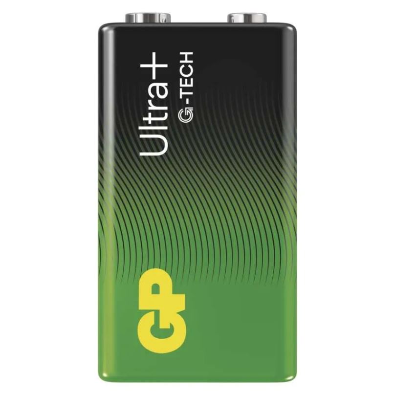 GP Alkalická baterie Ultra Plus 9V (6LR61)