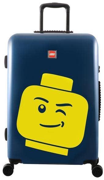 Cestovní kufr LEGO Luggage ColourBox Minifigure Head 24" - Námořnická modř
