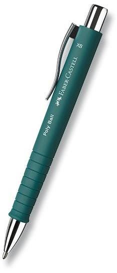 Kuličkové pero FABER-CASTELL Poly Ball XB tmavě zelené