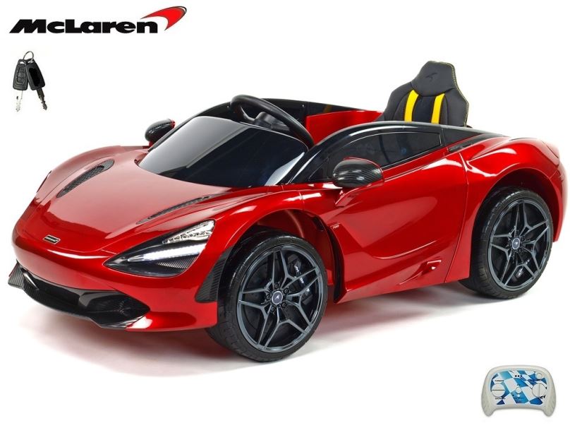Elektrické auto pro děti McLaren, lakovaná vínová metalíza