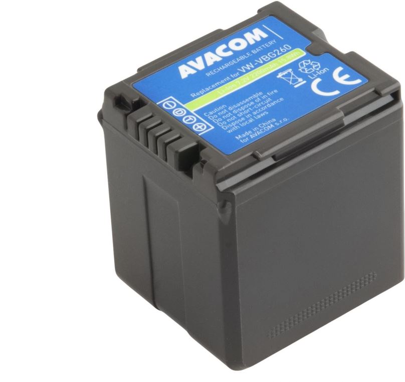 Baterie pro kameru AVACOM za Panasonic VW-VBG260 Li-Ion 7.2V 2200mAh 15.8Wh