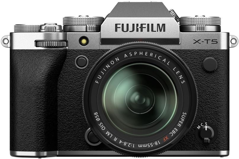 Digitální fotoaparát Fujifilm X-T5 tělo stříbrný + XF 18-55mm f/2.8-4.0 R LM OIS