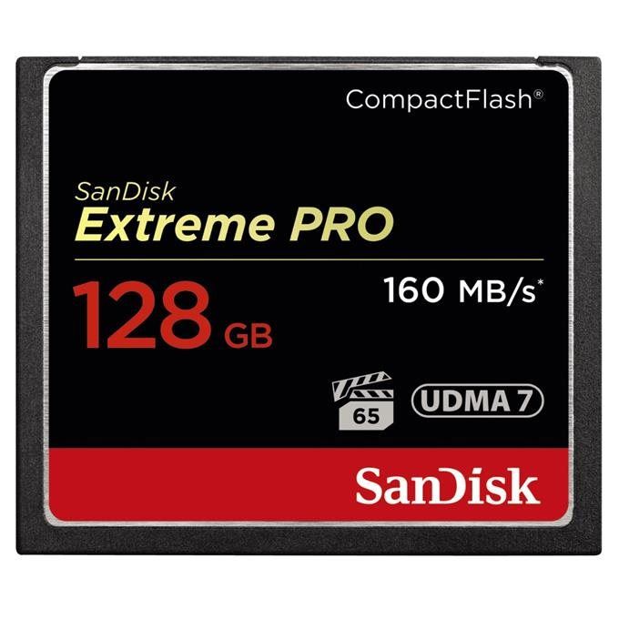 Paměťová karta SanDisk Compact Flash 128GB Extreme Pro