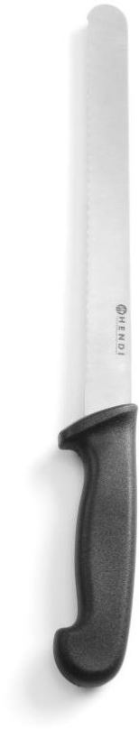 Kuchyňský nůž HENDI, nůž na pečivo, černý, 250 mm