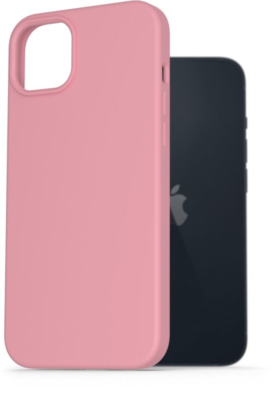 Kryt na mobil AlzaGuard Premium Liquid Silicone Case pro iPhone 14 Plus růžové