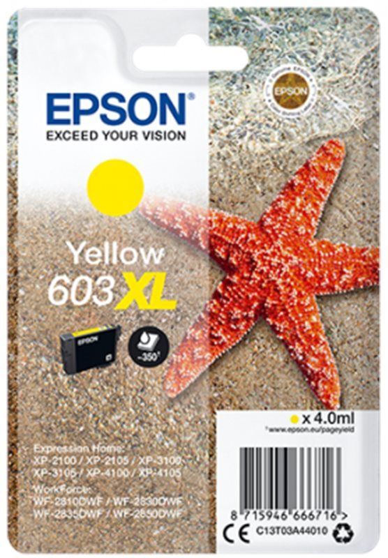 Cartridge Epson 603XL žlutá
