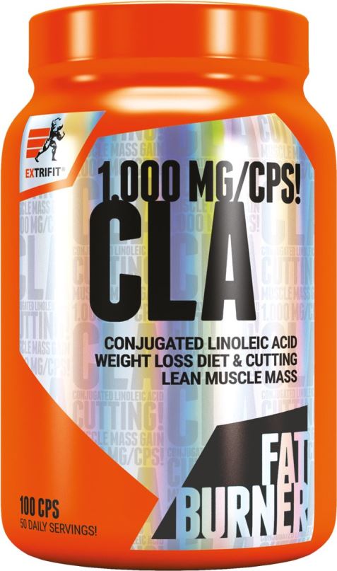 Spalovač tuků Extrifit CLA 1000 mg, 100 kapslí