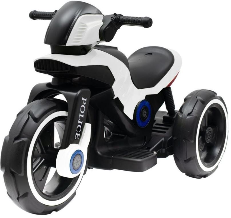 Dětská elektrická motorka BABY MIX dětská elektrická motorka Police bílá