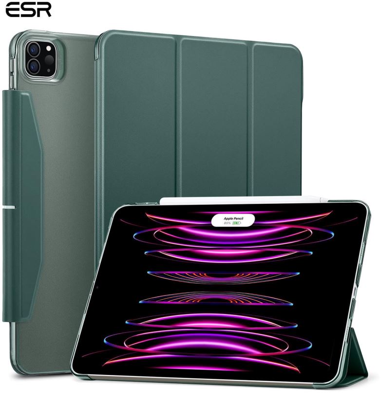 Pouzdro na tablet ESR Ascend Trifold Case Green iPad Pro 12.9" (2022/2021)