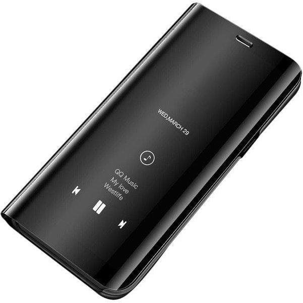 Pouzdro na mobil Clear View knížkové pouzdro na Samsung Galaxy S10 Lite, černé