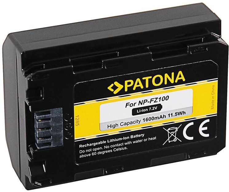 Baterie pro fotoaparát PATONA pro Sony NP-FZ100 1600mAh Li-Ion