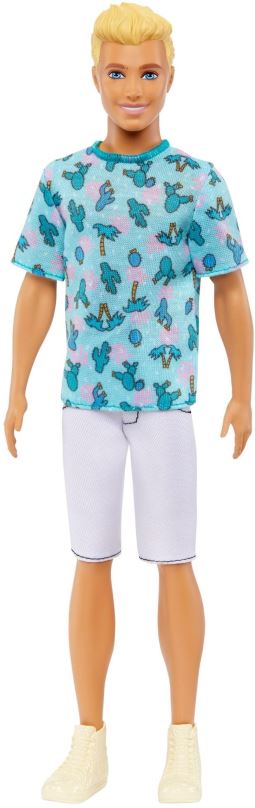 Panenka Barbie Model Ken - Modré tričko