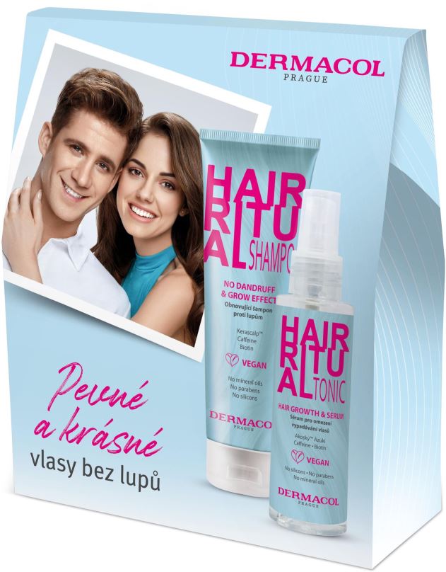 Dárková kosmetická sada DERMACOL Hair Ritual Unisex Set 350 ml