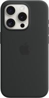 Kryt na mobil Apple iPhone 15 Pro Silikonový kryt s MagSafe černý