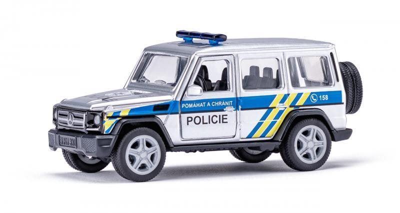 Kovový model Siku Super česká verze - policie Mercedes AMG G65