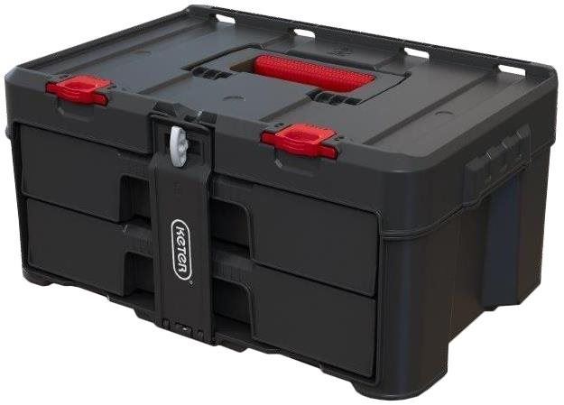 Box na nářadí Keter Box Stack’N’Roll se dvěma zásuvkami