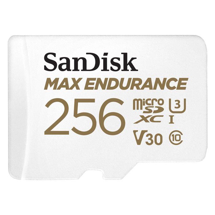 Paměťová karta SanDisk MicroSDXC Max Endurance + SD adaptér