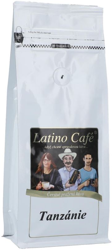 Káva Latino Café Káva Tanzánie, zrnková 200g