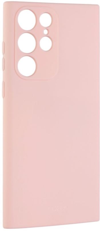 Kryt na mobil FIXED Story pro Samsung Galaxy S22 Ultra růžový
