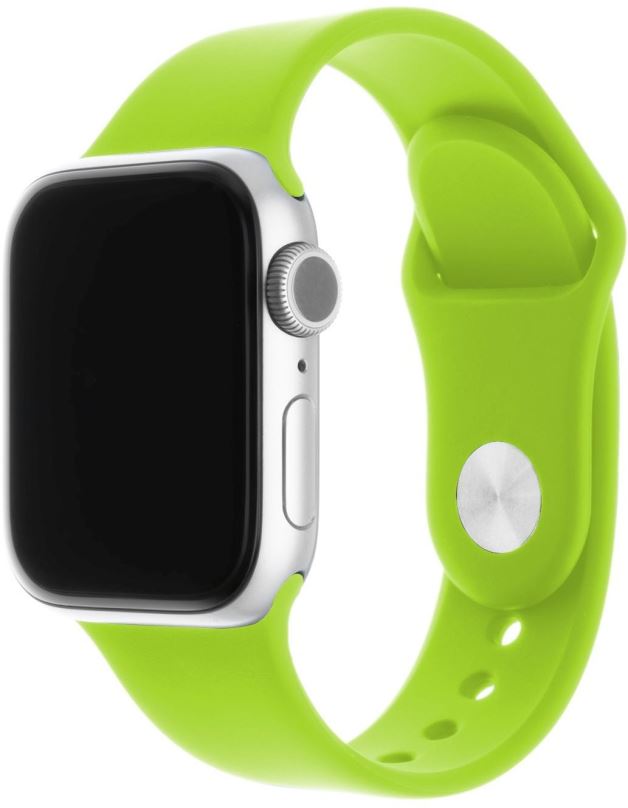 Řemínek FIXED Silicone Strap SET pro Apple Watch 42/44/45/Ultra 49mm zelený
