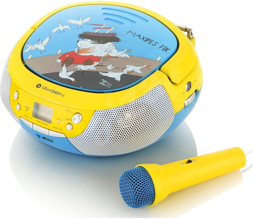 Radiomagnetofon GoGEN MAXIPREHRAVAC B modro-žlutý