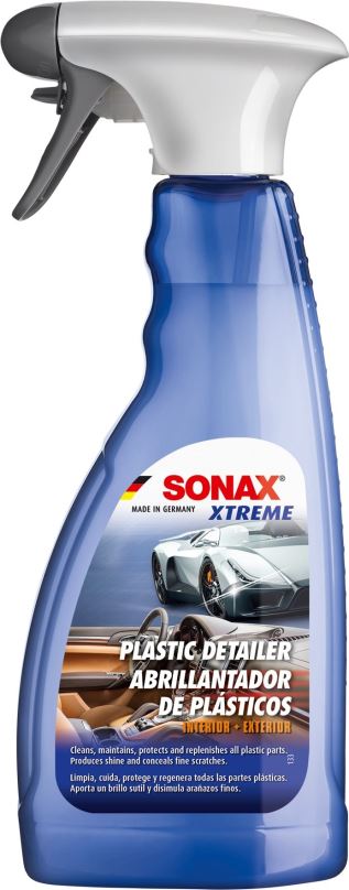 Oživovač plastů SONAX XTREME Detailer Přípravek pro čištění, ochranu a regeneraci vnitřních i vnějších plastových dí
