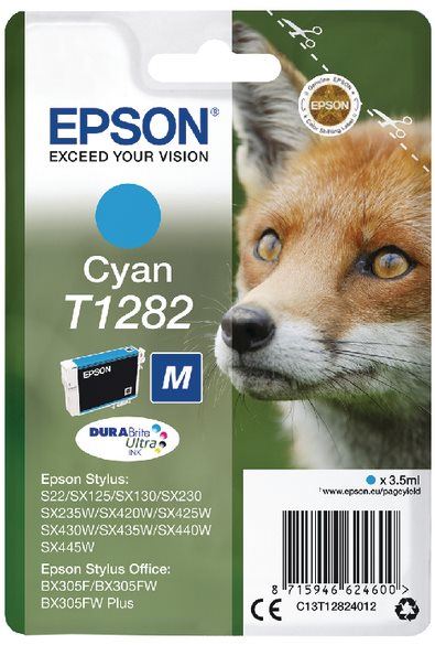 Cartridge Epson T1282 azurová