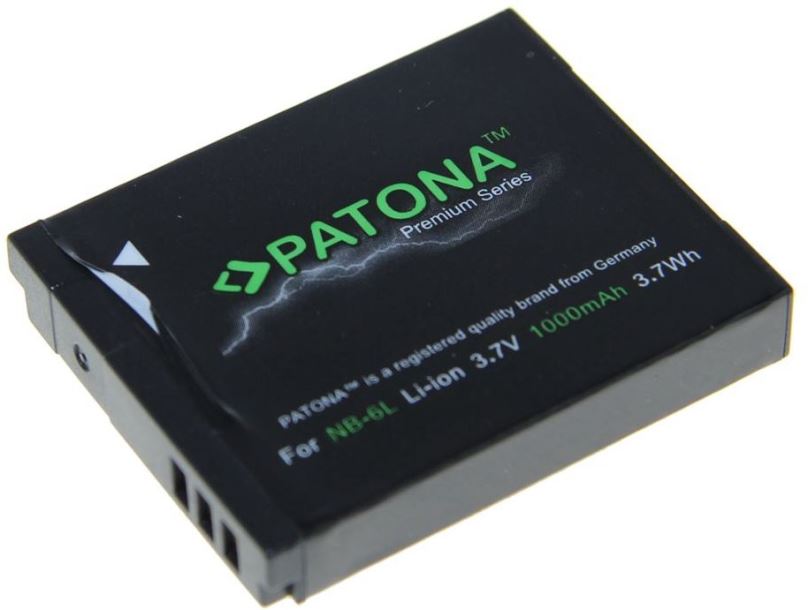 Baterie pro fotoaparát PATONA pro Canon NB-6L 1000mAh Li-Ion Premium