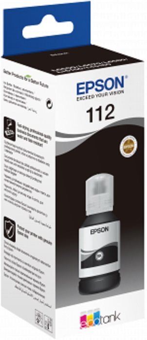 Inkoust do tiskárny Epson 112 EcoTank Pigment Black ink bottle černá