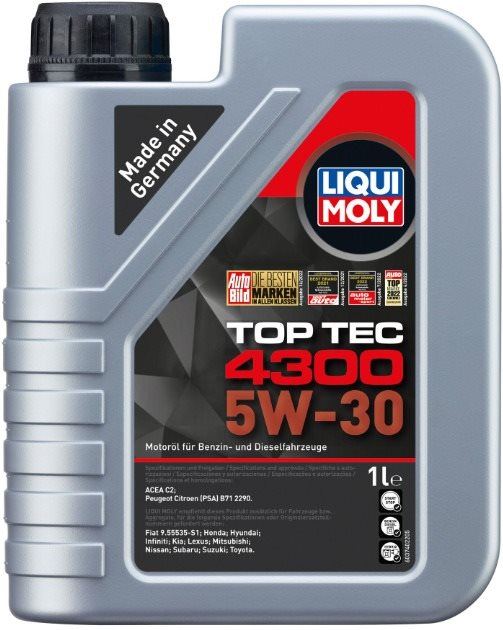Motorový olej Liqui Moly Motorový olej TopTec 4300 5W-30, 1 l