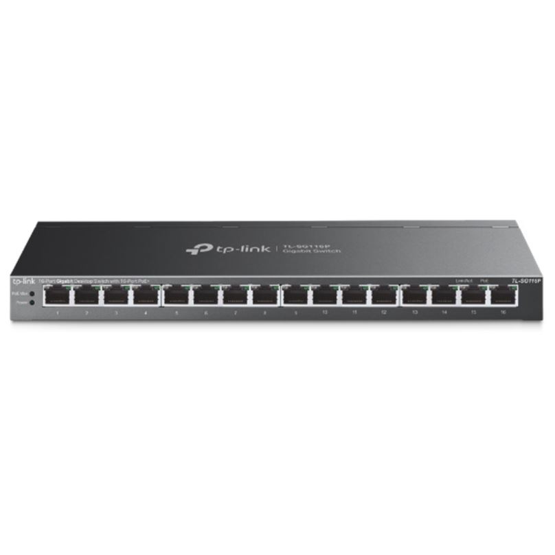 TP-Link TL-SG116P 16xGb POE+ desktop switch