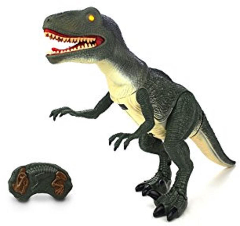 RC model IKONKA RC dinosaurus Velociraptor na ovládání + zvuky