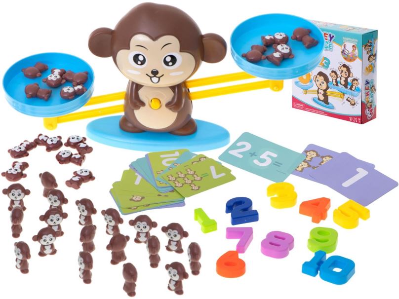 Vzdělávací hračka Vzdělávací rovnováha pro počítání opice