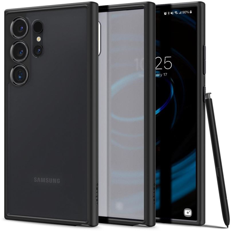 Kryt na mobil Spigen Ultra Hybrid Frost Black Samsung Galaxy S24 Ultra