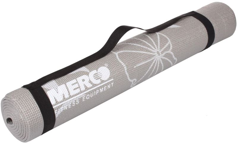 Podložka na cvičení Merco Print PVC 4 Mat šedá