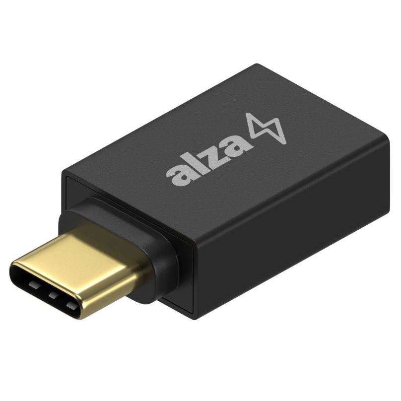 Redukce AlzaPower OTG USB-C (M) na USB-A 3.0 (F) černá