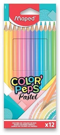 Pastelky MAPED Color' Peps Pastel 12 barev