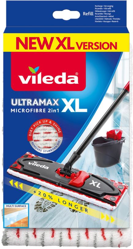 Náhradní mop VILEDA Ultramax XL náhrada Microfibre 2v1