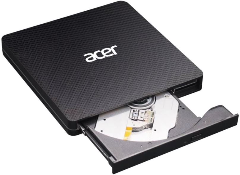 Acer Portable DVD Writer USB-C | Read: 24X / DVD-ROM Read: 8X | Burn speed: CD-R: 24X CD-RW: 16X ,DVD-R,8X,DVD-RW 6X
