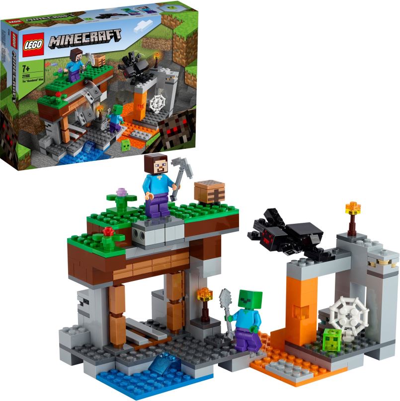 LEGO stavebnice LEGO® Minecraft® 21166 „Opuštěný“ důl