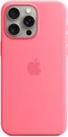 Kryt na mobil Apple iPhone 15 Pro Max Silikonový kryt s MagSafe růžový