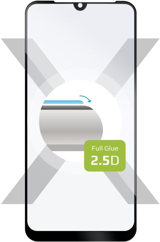 Ochranné sklo FIXED FullGlue-Cover pro Xiaomi Redmi 7 černé